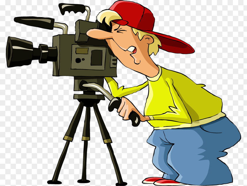 Videographer Animation Camera Cartoon PNG