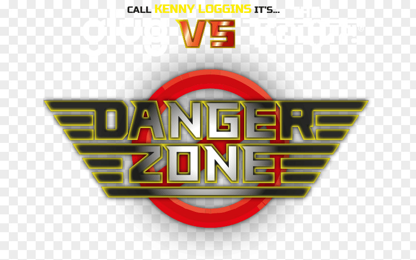 Danger Zone Brand Logo Sticker Black And White PNG