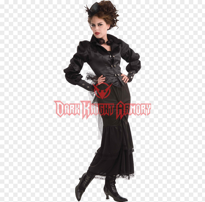 Dark Steampunk Costume Halloween Fashion Clothing PNG