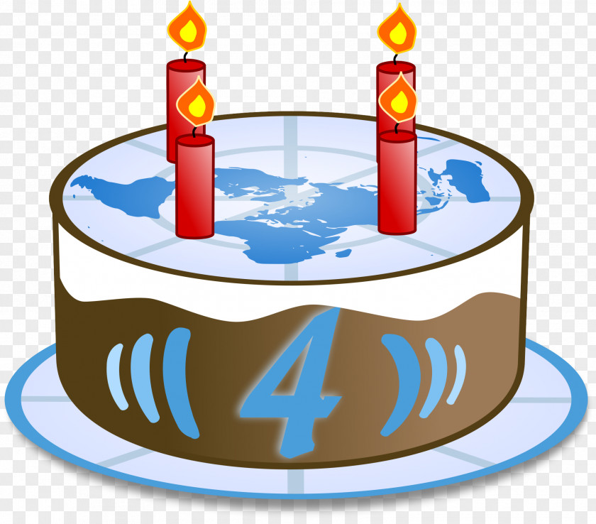 Dessert Baked Goods Birthday Candle PNG