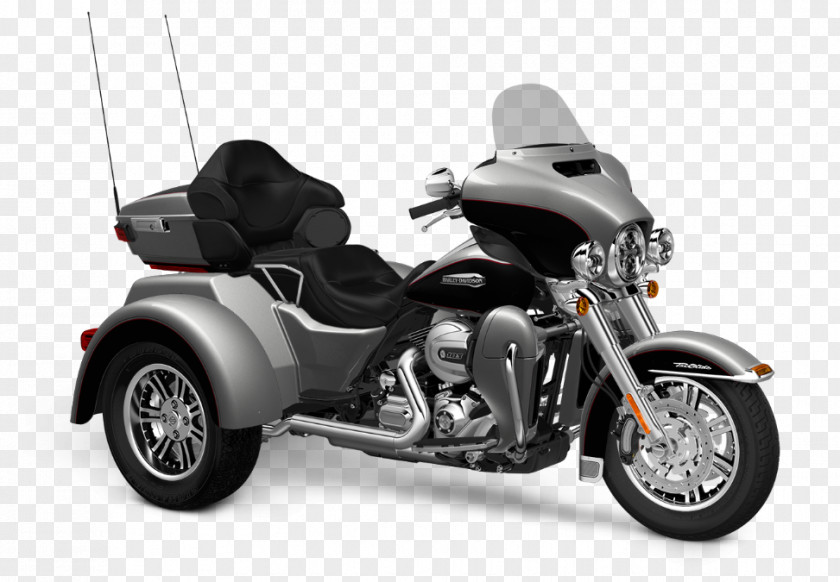 Motorcycle Harley-Davidson Tri Glide Ultra Classic Wheel Motorized Tricycle PNG