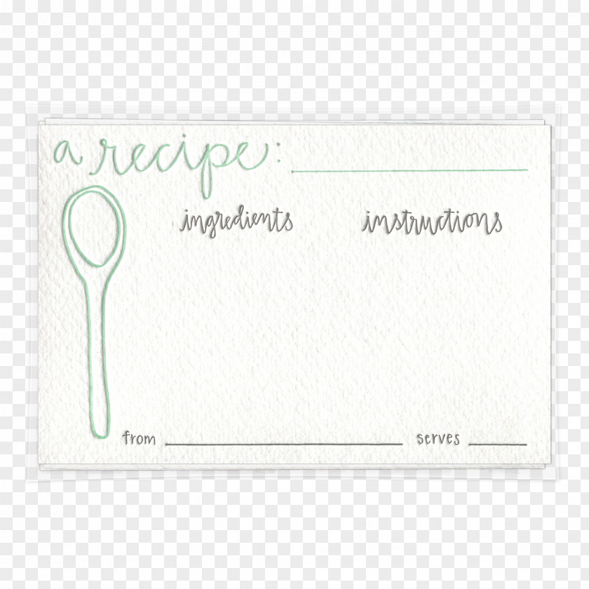Recipe Card How-to Essential Oil Gift Font PNG