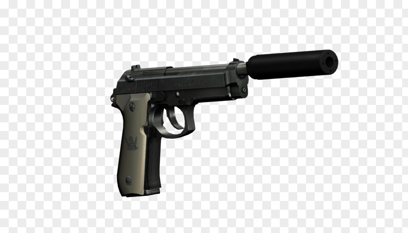 Weapon Trigger Beretta M9 Firearm Gun Barrel Silencer PNG