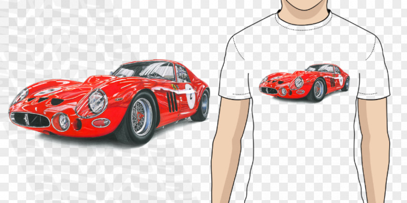 Tshirt Ferrari 250 GTO T-shirt Car S.p.A. PNG