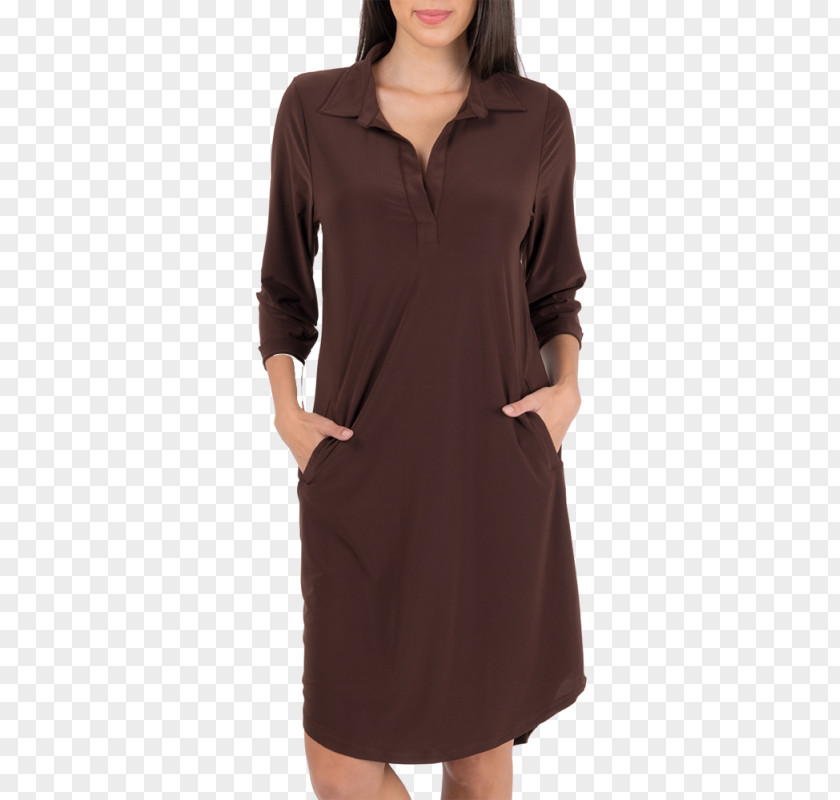 Brwon Dress Clothing Esprit Holdings Sleeve Neckline PNG