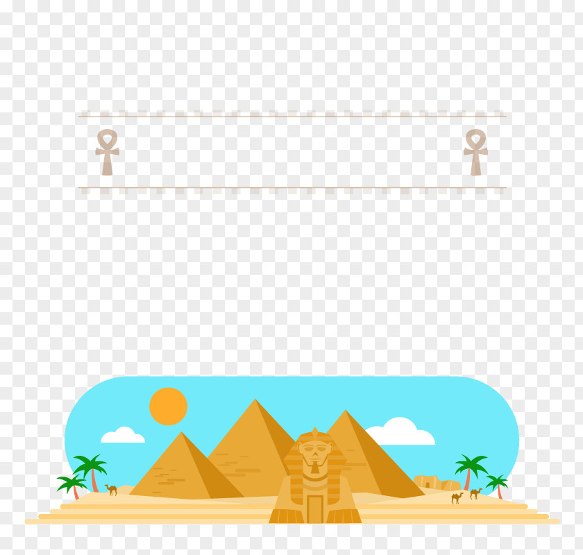 Egypt Scene Egyptian Pyramids Ancient Euclidean Vector PNG