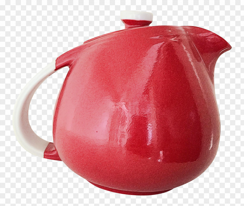 Pottery Drinkware Red Background PNG