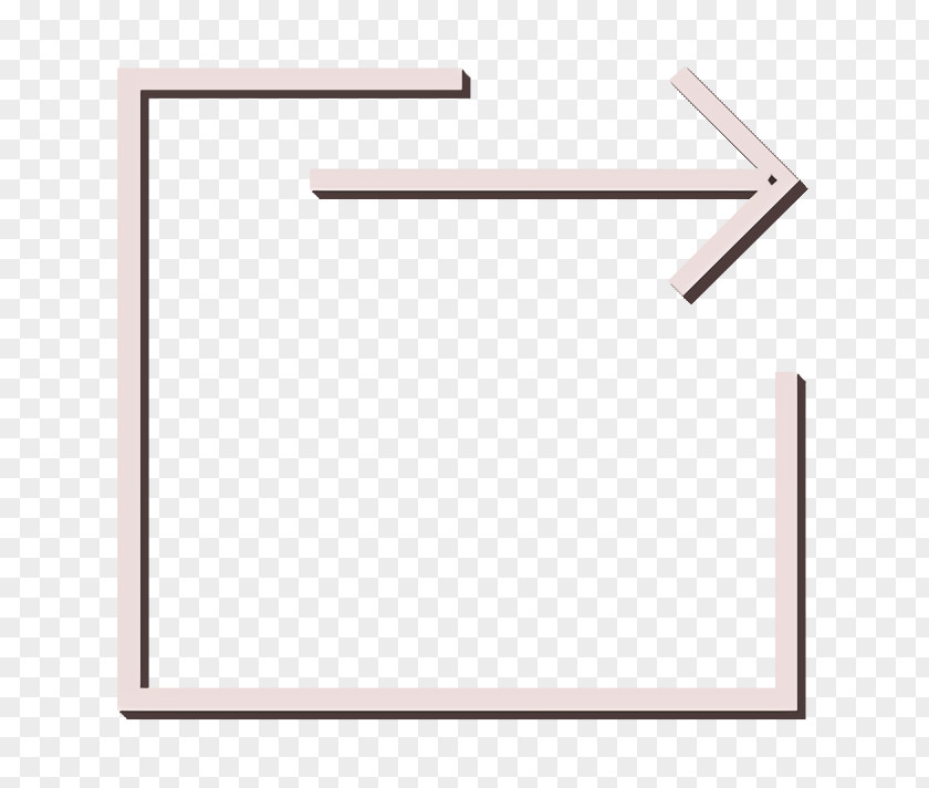 Rectangle Picture Frame Share Icon PNG