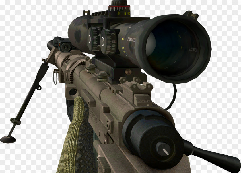 Sniper Call Of Duty: Modern Warfare 2 Chroma Key CheyTac Intervention PNG