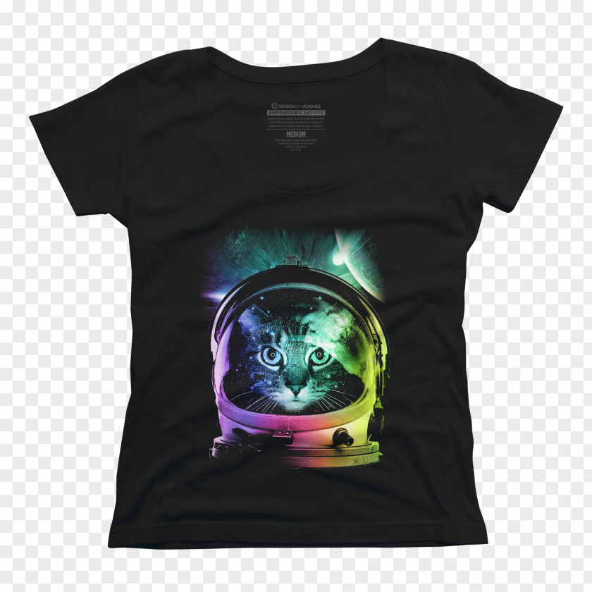 T-shirt Cat Kitten Hoodie Astronaut PNG
