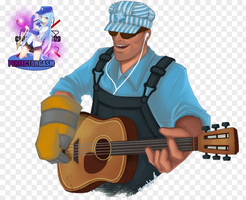 Acoustic Guitar Team Fortress 2 Cuatro Portal Video Games PNG