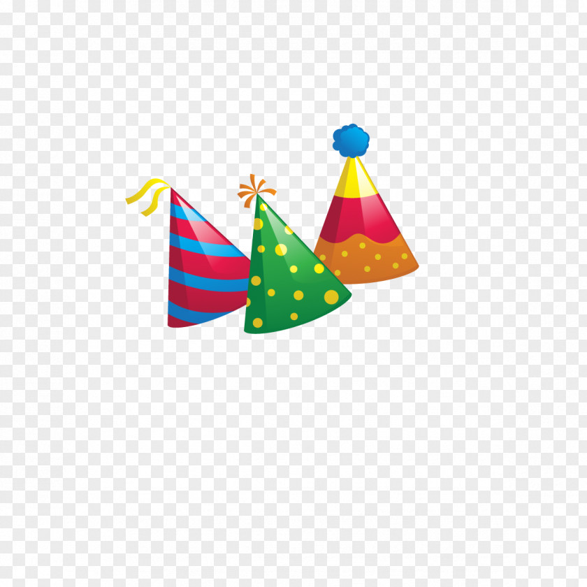 Cartoon Christmas Hats Hat Party Illustration PNG