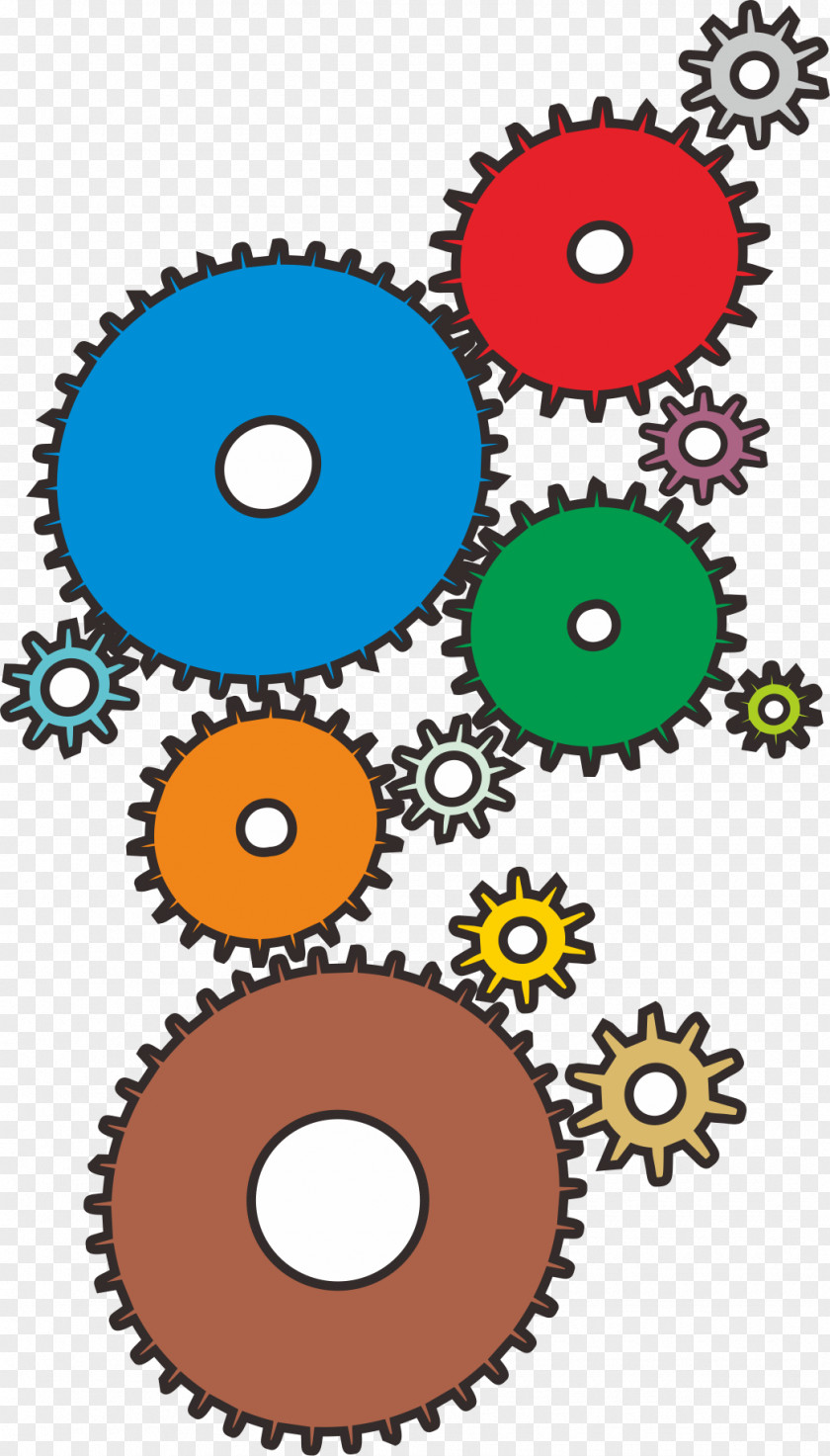 Color Gears Badge Royalty-free Shutterstock PNG