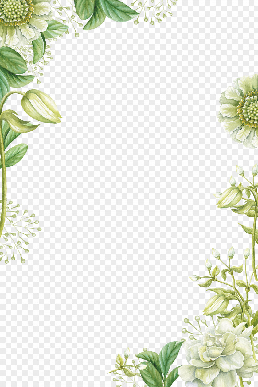 Flower Borders PNG borders clipart PNG