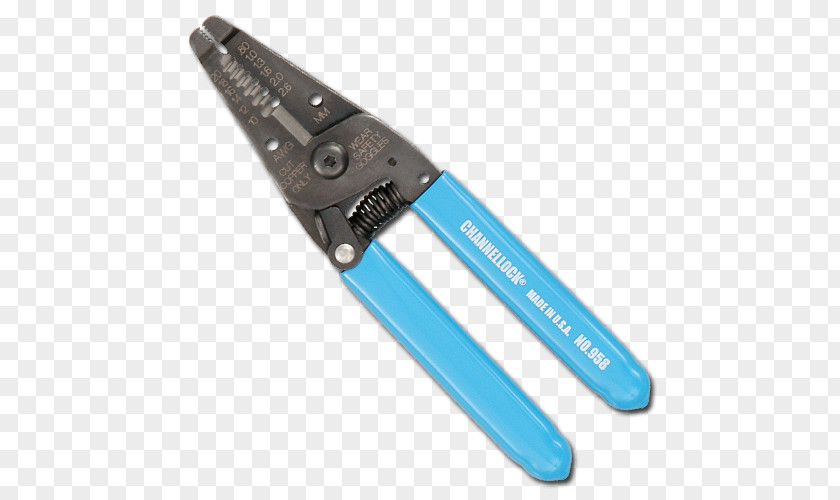 Pliers Diagonal Hand Tool Wire Stripper Channellock PNG
