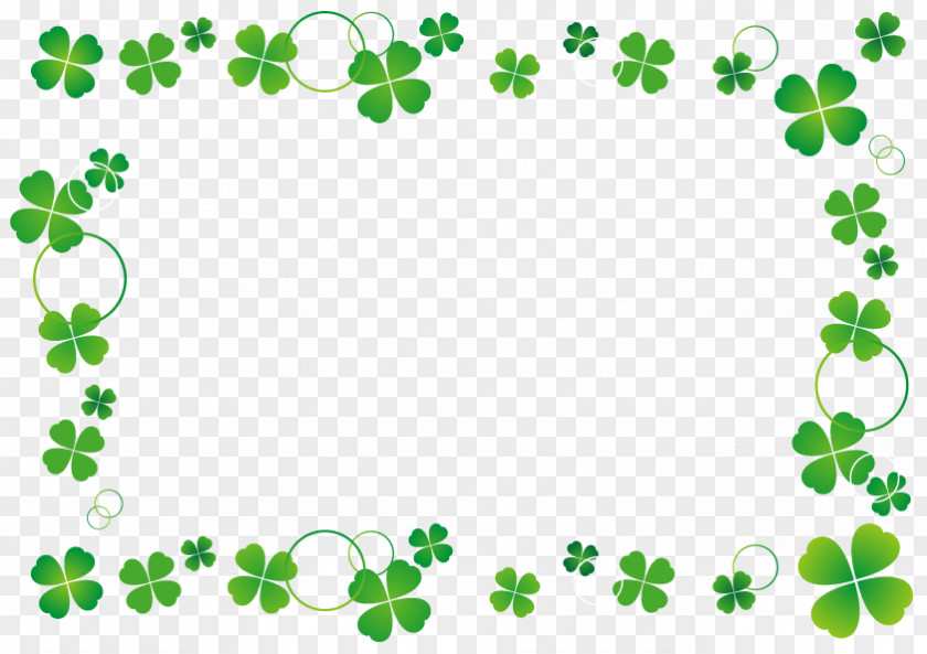 Clover Frame Transparent. PNG