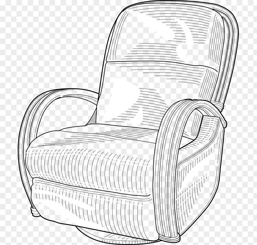 Lounger Recliner Eames Lounge Chair Couch Clip Art PNG