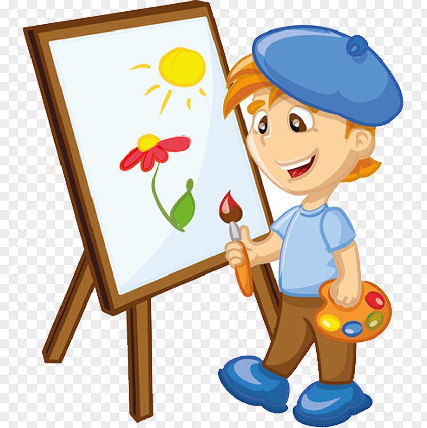 Painting Cartoon Clip Art PNG