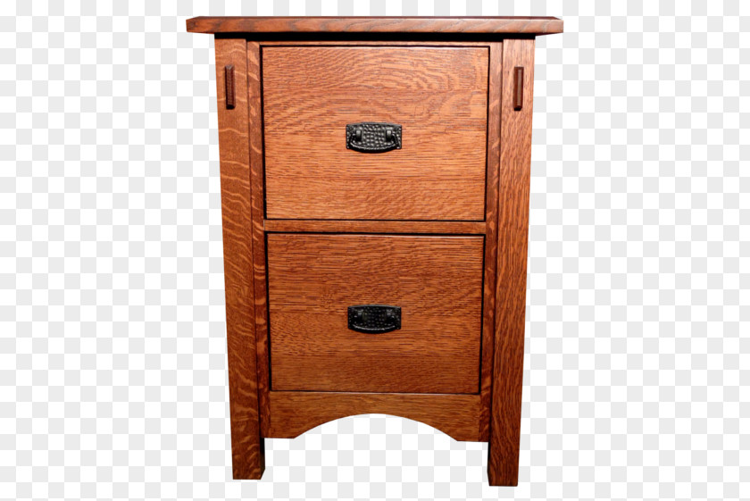 Solid Wood Craftsman Drawer Bedside Tables Chiffonier File Cabinets PNG