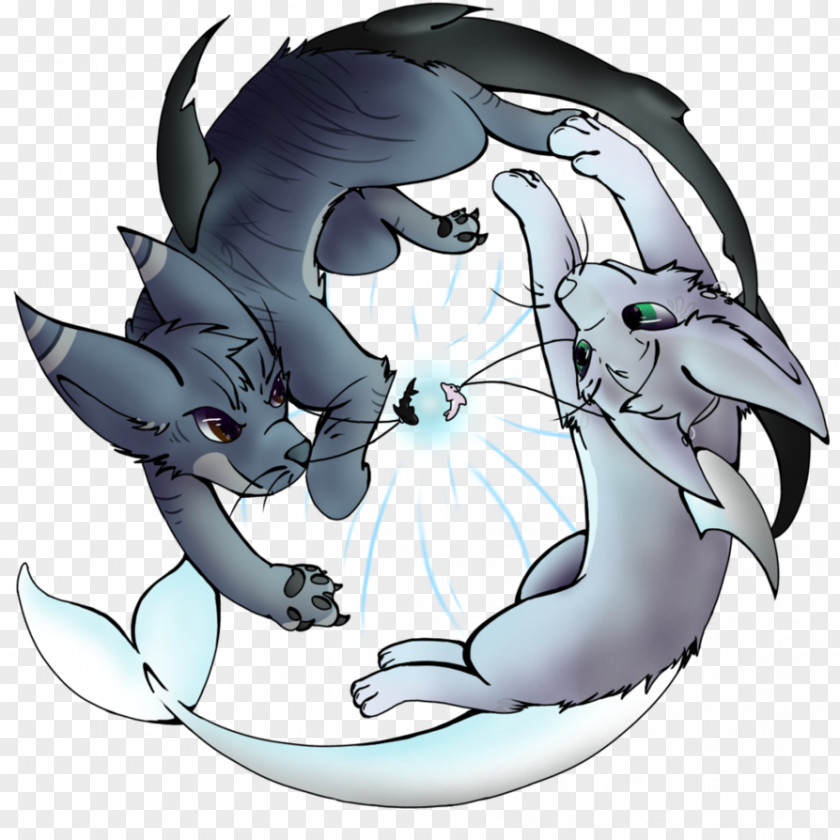 Brother Sister Cat Dragon Cartoon Tail PNG