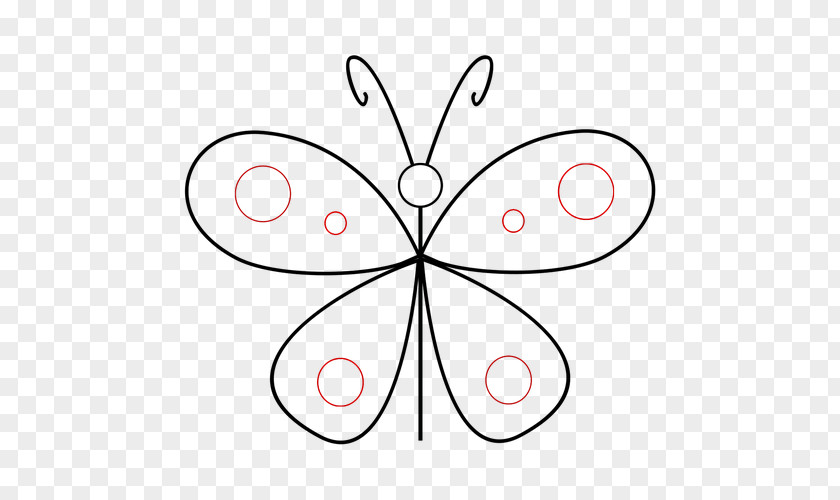 Draw School Brush-footed Butterflies Line Art Cartoon Angle Clip PNG