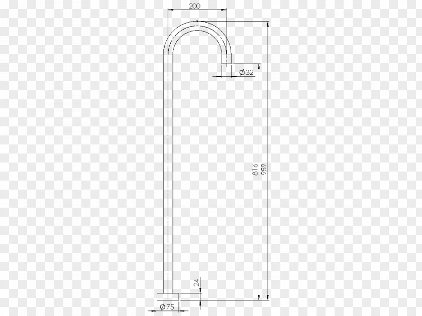 Line Bathroom Angle Shower PNG