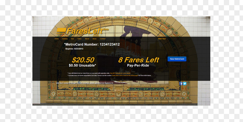 MetroCard New York City Subway Metropolitan Transportation Authority Fare PNG