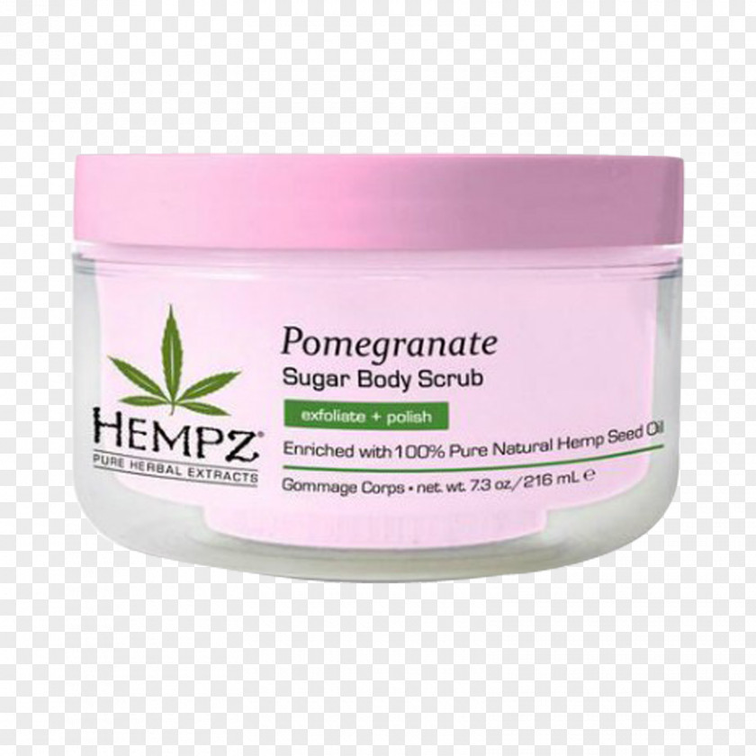 Sugar Lotion Hempz Original Herbal Body Moisturizer Cream Exfoliation PNG