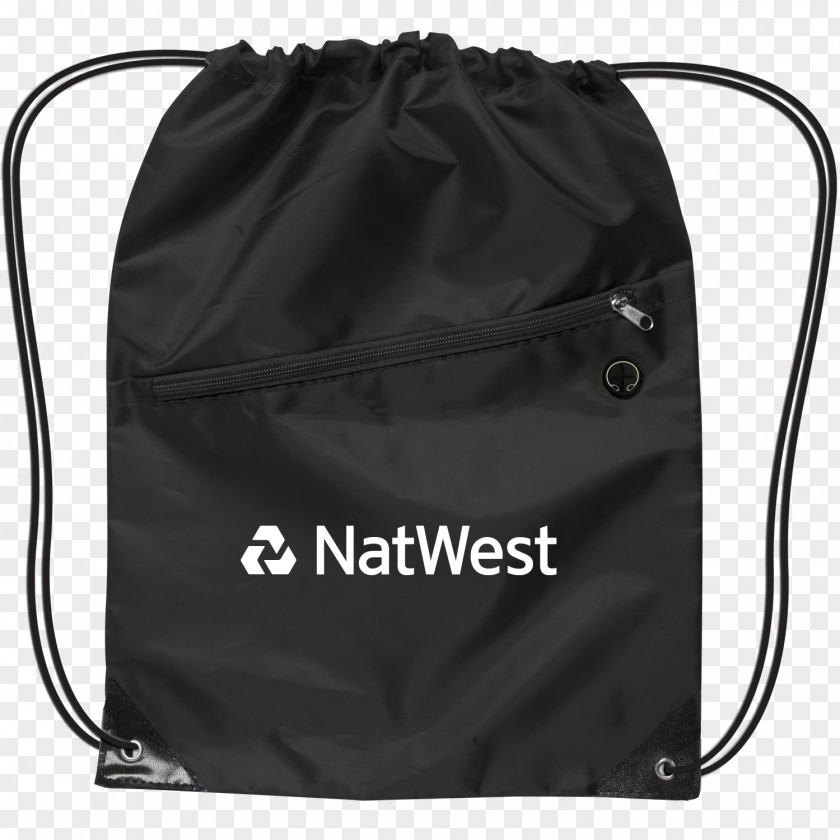 Bag Drawstring Zipper Backpack Promotion PNG