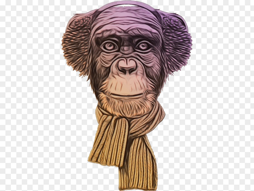 Drawing Fictional Character Common Chimpanzee PNG