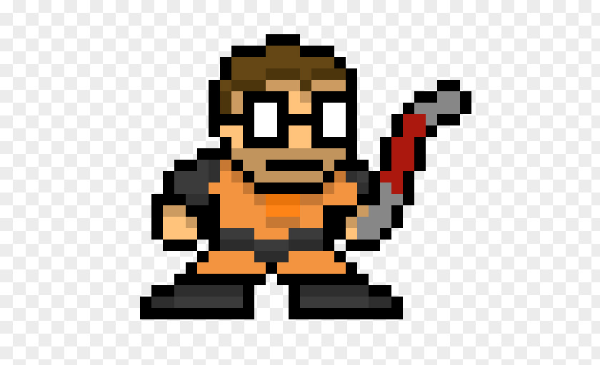 Half-Life 2 Gordon Freeman He-Man Pixel Art PNG