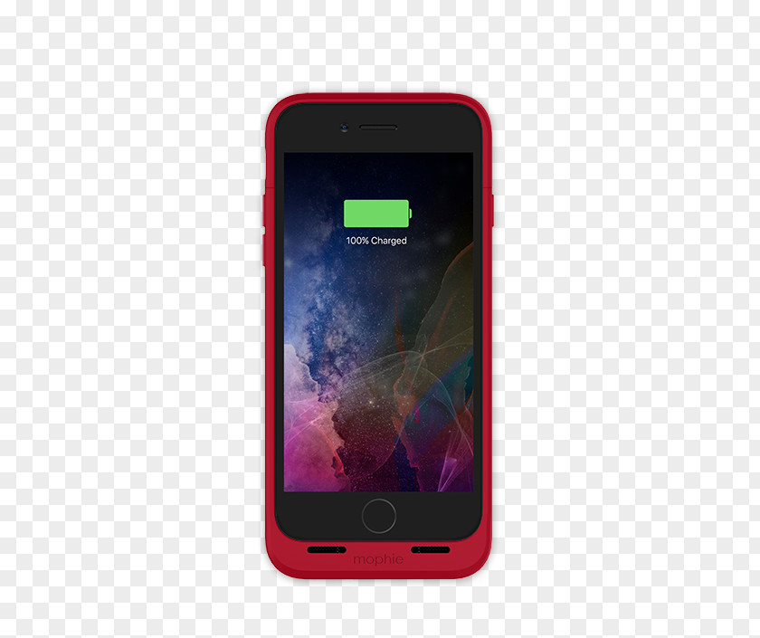 Iphone 7 Red Mobile Phone Accessories Telephone Mophie Portable Communications Device Feature PNG