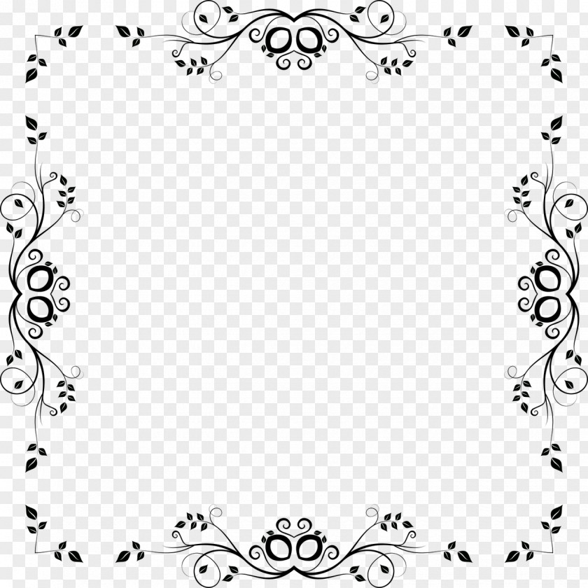 Leaves Border Paper Embroidery Pattern PNG