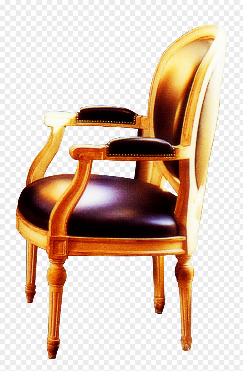 Luxury Golden Wooden Seat Chair Couch PNG
