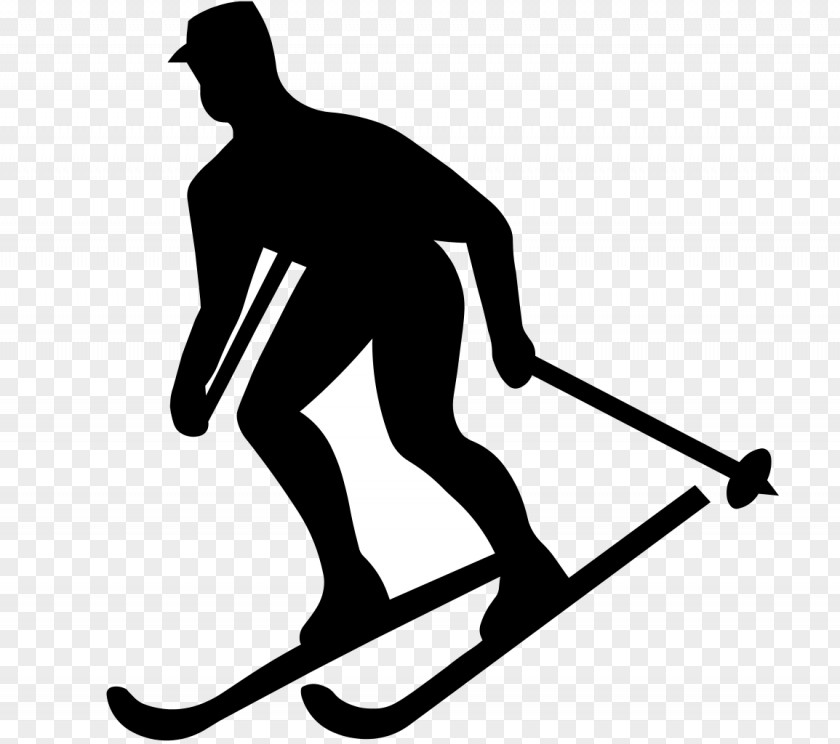 Skiing Freeskiing Silhouette Clip Art PNG