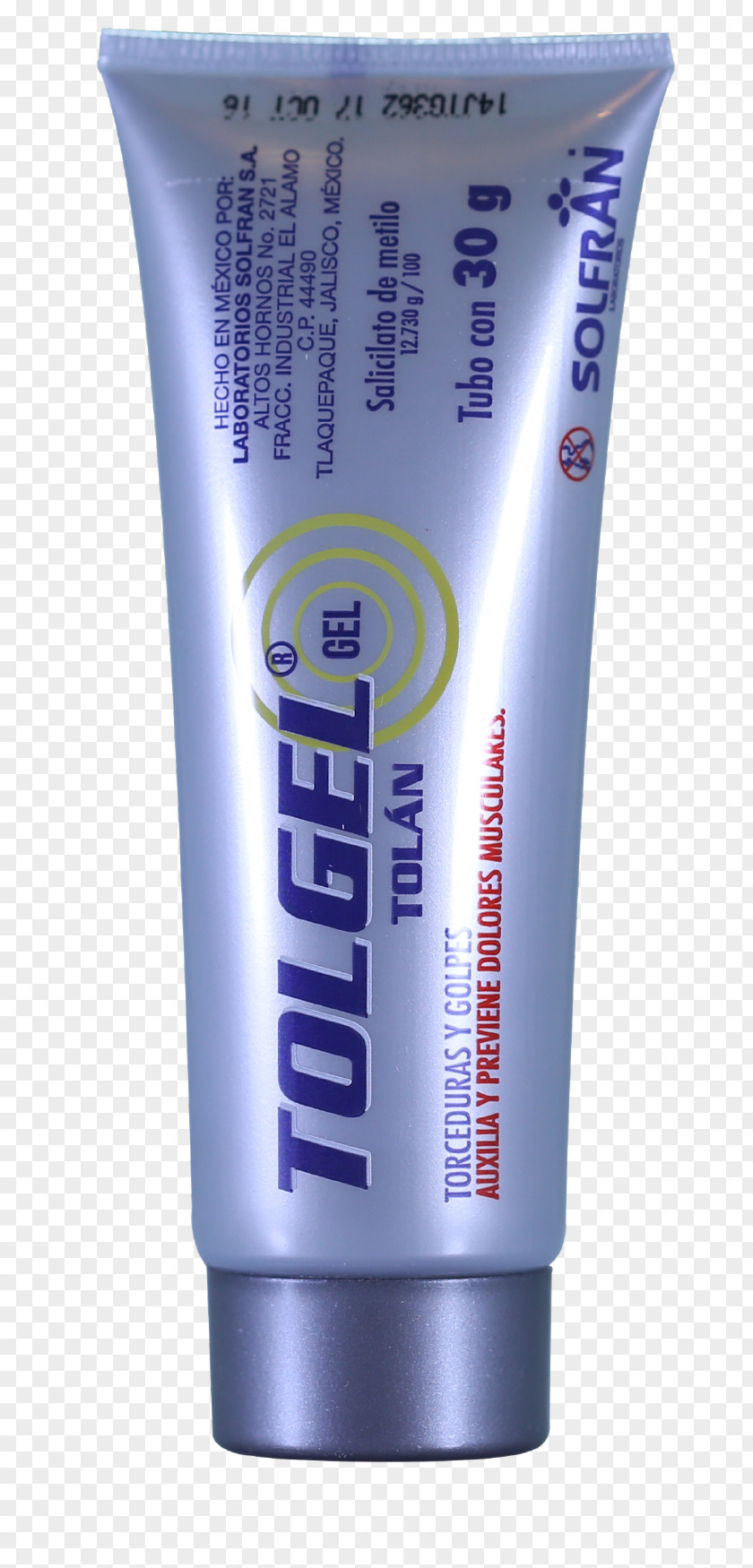 Tubo Cream Methyl Salicylate Salve Gel PNG