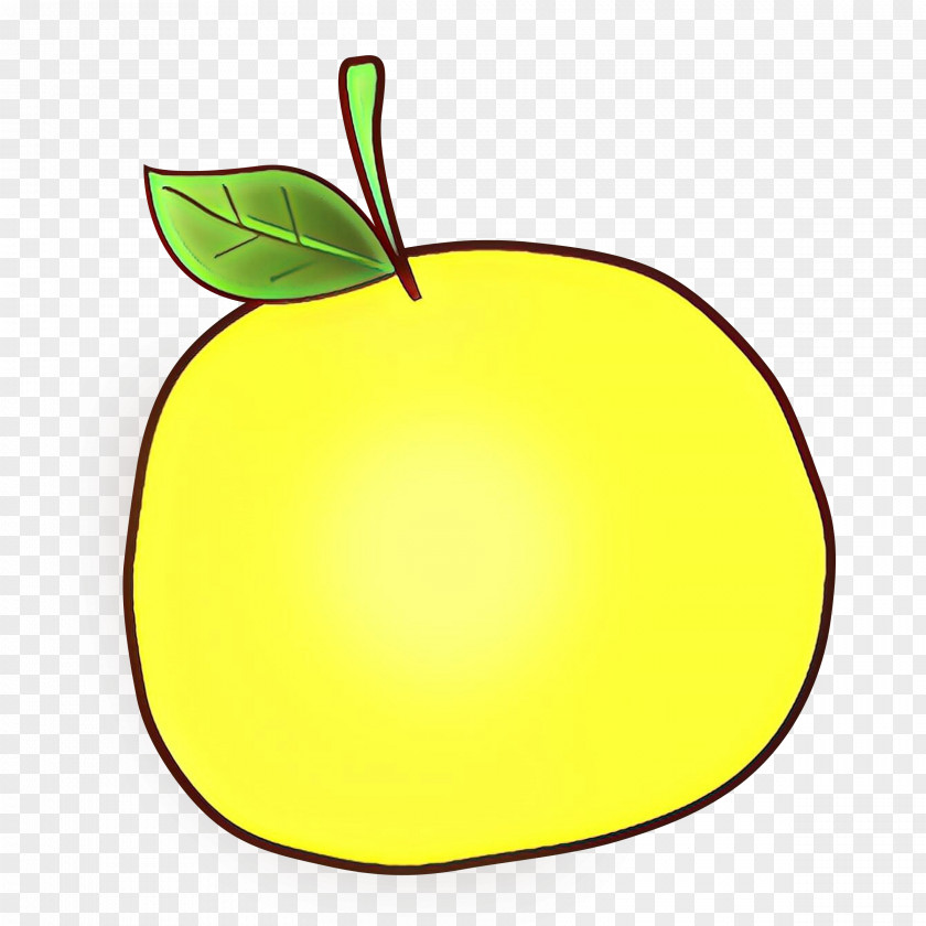 Yellow Leaf Fruit Plant Apple PNG