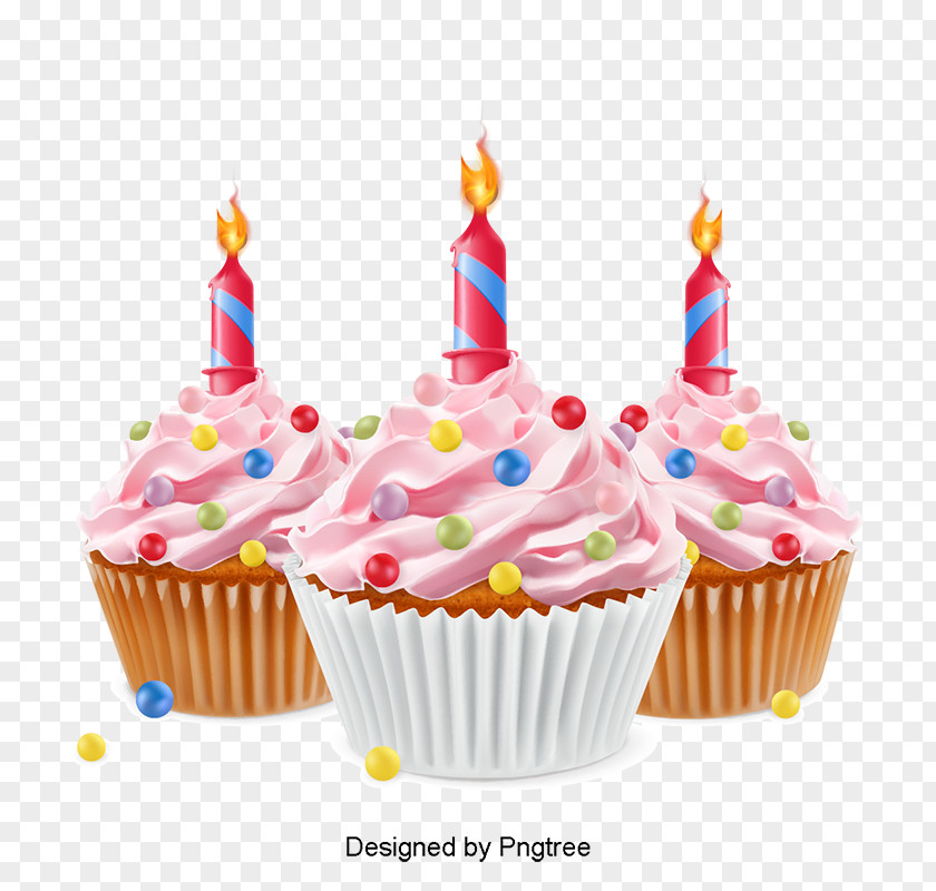 Cake Cupcake Birthday Image PNG