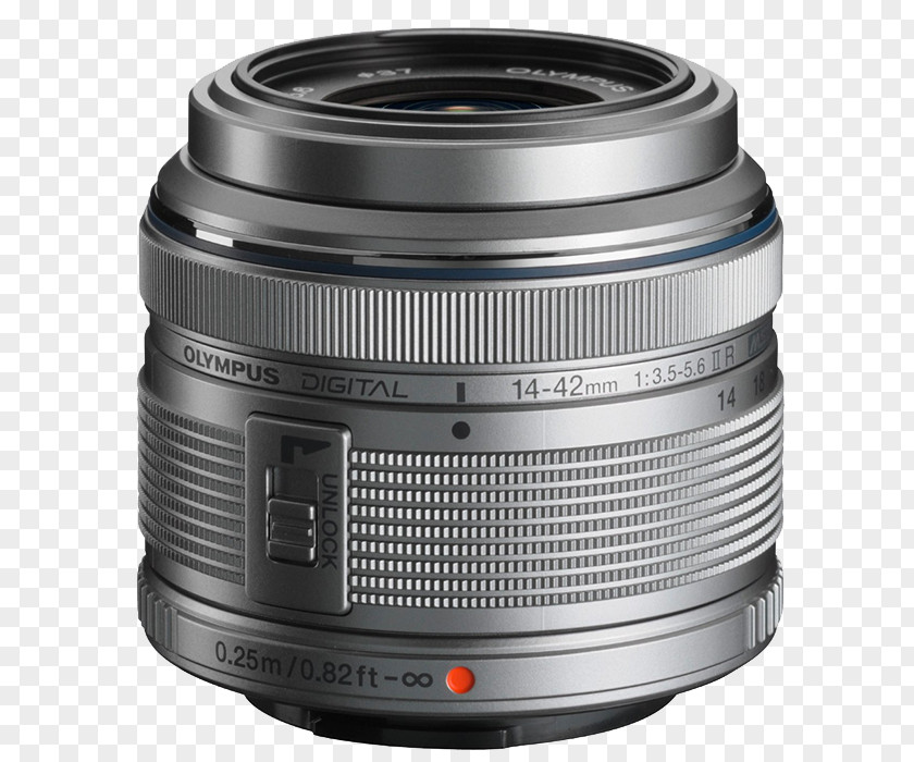 Camera Lens Olympus OM-D E-M5 Mark II E-M10 M.Zuiko Digital ED 14-42mm F/3.5-5.6 Micro Four Thirds System PNG