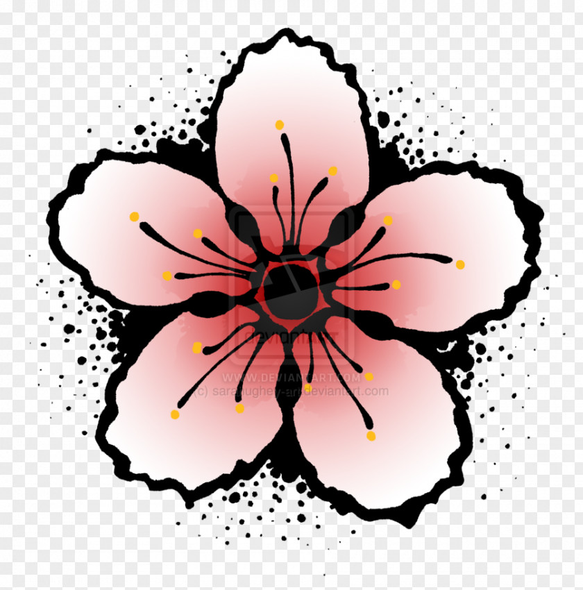 Cherry Blossom Art PNG