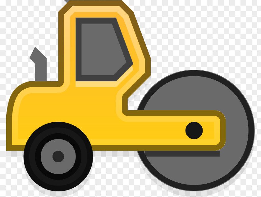 Construction Vehicle Cliparts Steamroller Caterpillar Inc. Heavy Machinery Road Roller Clip Art PNG