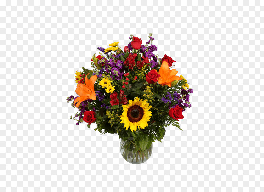 Flower Bouquet Gift Clip Art PNG