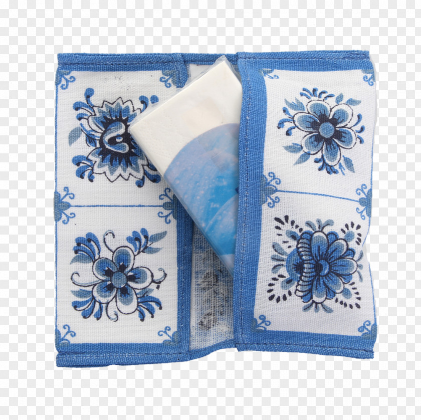 Handkerchief Towel Blue And White Pottery Textile Kitchen Paper PNG