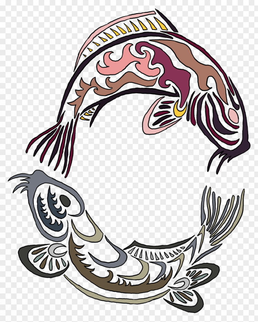 Koi Yin Yang Fish And Tattoo Troine PNG