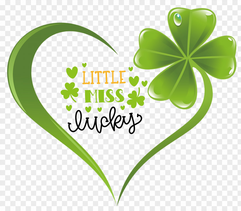 Little Miss Lucky Saint Patrick Patricks Day PNG