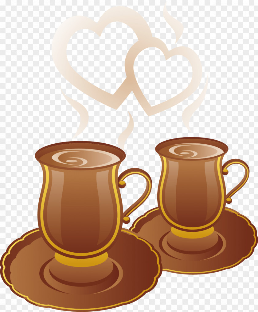 Coffee Vector Material PNG