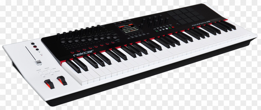 Novation MIDI Controllers Keyboard Nektar Panorama P4 Musical PNG