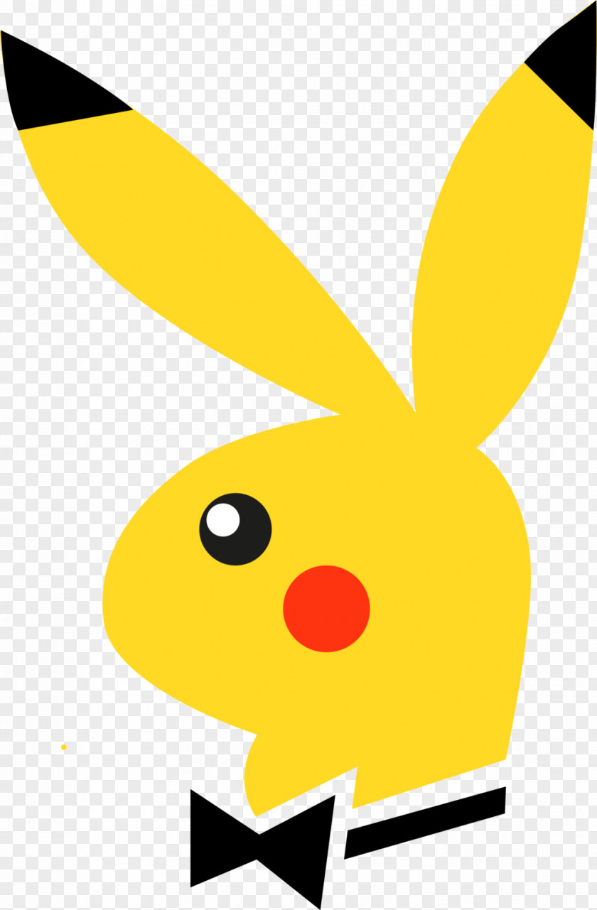 Pikachu Playboy Bunny Logo Clip Art PNG