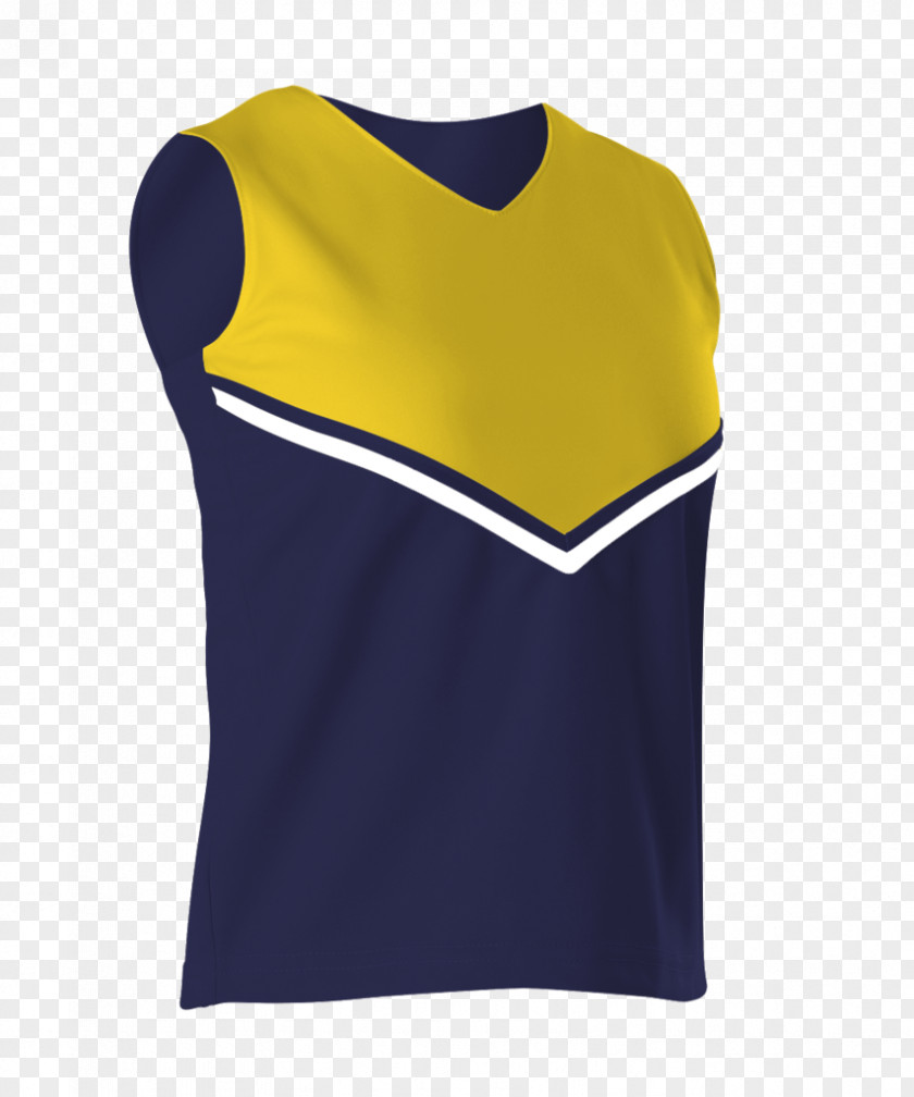 Shell Top T-shirt Cheerleading Uniforms Sleeveless Shirt Sweater PNG