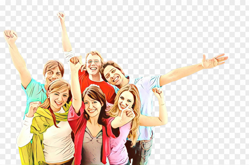 Team Celebrating Group Of People Background PNG